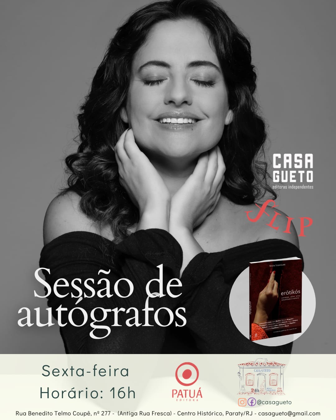 Sessão de autógrafos na FLIP — Liana Ferraz